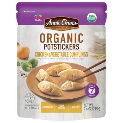 Annie Chuns Organic Potstickers Chicken and Vegetable - 8 Oz - Image 3