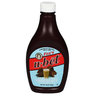 Foxs U-Bet Syrup Chocolate Sundae Sugar Free - 18 Oz