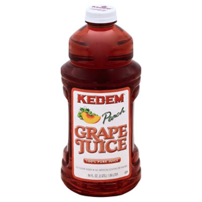 Kedem Peach Grape Juice - 64 Fl. Oz. - Image 1