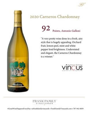 Frank Family Vineyards Napa Valley Chardonnay White Wine - 750 Ml - Image 4