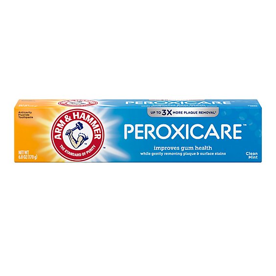 ARM & HAMMER Peroxicare Clean Mint Fluoride Toothpaste - 6 Oz