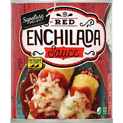 Signature SELECT Enchilada Sauce Red Medium Can - 28 Oz - Image 2