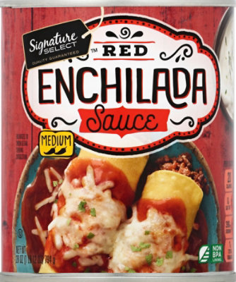 Signature SELECT Red Medium Enchilada Sauce Can - 28 Oz - Image 2