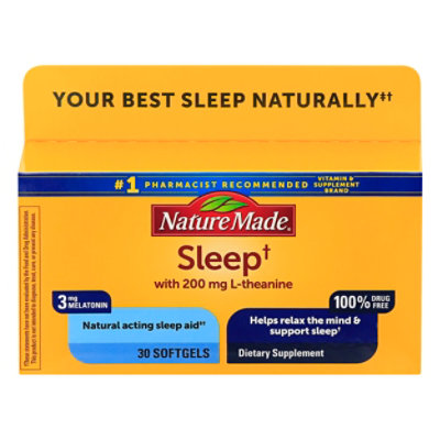 Nature Made Natural Sleep Aid - 30 Count - Image 3