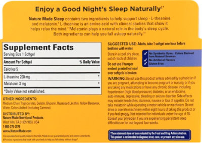 Nature Made Natural Sleep Aid - 30 Count - Image 5