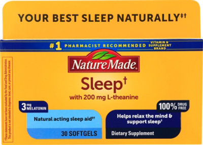 Nature Made Natural Sleep Aid - 30 Count - Image 2