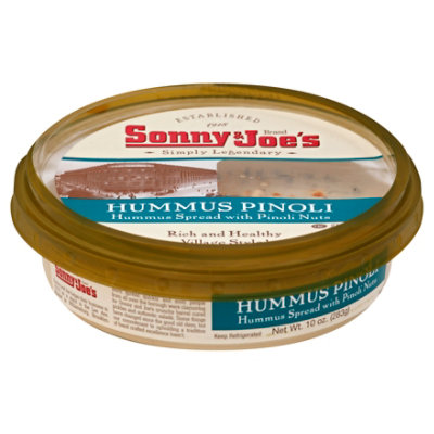 Sonny & Joes Pinoli Nuts Hummus - 10 Oz - Image 1