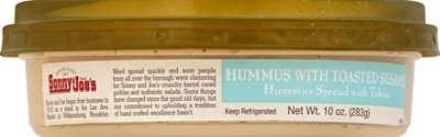 Sonny & Joes Hummus Toasted Sesame - 10 Oz - Image 2