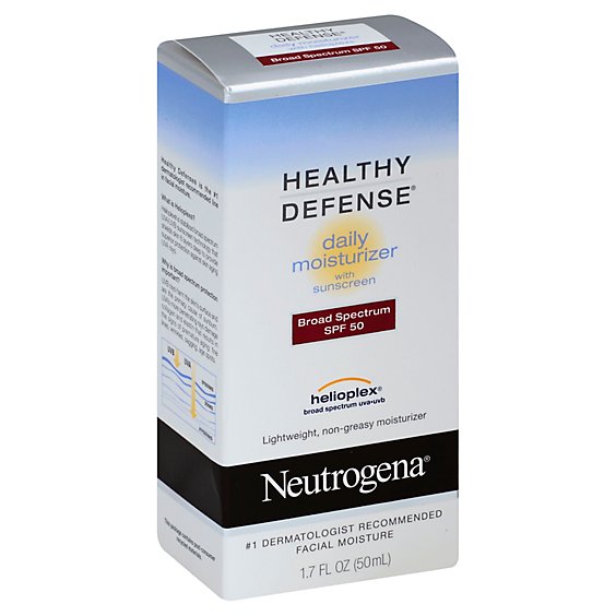 Neutrogena Healthy Defense Daily Moisturizer With Sunscreen Broad Spectrum SPF 50 - 1.7 Fl. Oz.