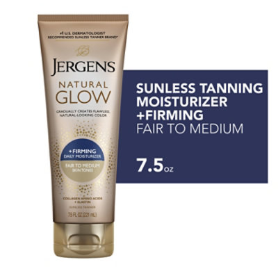 Jergens Natural Glow Fair To Medium Skin Self Tan Lotion - 7.5 Fl. Oz. - Image 1