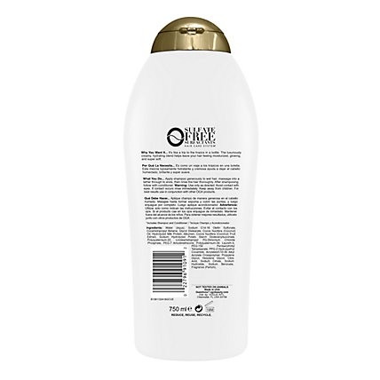 OGX Nourishing Plus Coconut Milk Moisturizing Hair Shampoo - 25.4 Fl. Oz. - Image 4