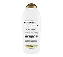 OGX Nourishing Plus Coconut Milk Moisturizing Hair Shampoo - 25.4 Fl. Oz.