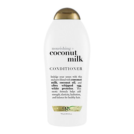 OGX Nourishing Plus Coconut Milk Moisturizing Hair Conditioner - 25.4 Fl. Oz. - Image 2