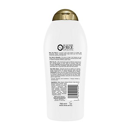 OGX Nourishing Plus Coconut Milk Moisturizing Hair Conditioner - 25.4 Fl. Oz. - Image 4