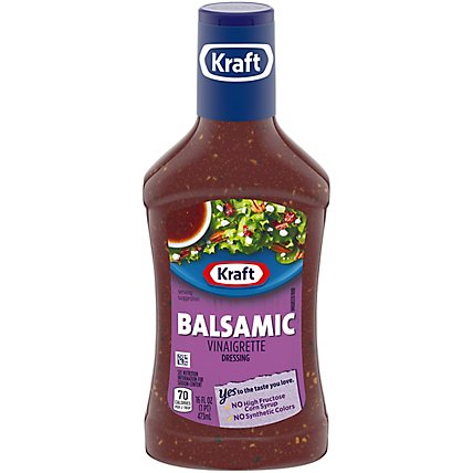 Kraft Balsamic Vinaigrette Salad Dressing Bottle - 16 Fl. Oz. - Image 5