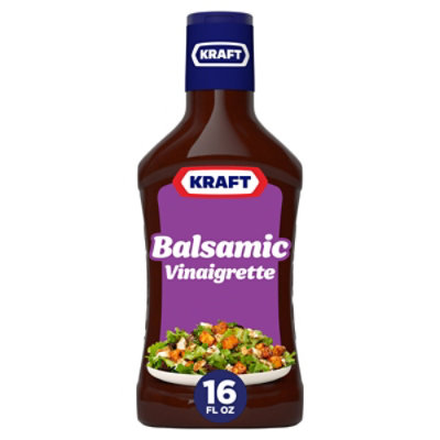 Kraft Balsamic Vinaigrette Salad Dressing Bottle - 16 Fl. Oz. - Image 1