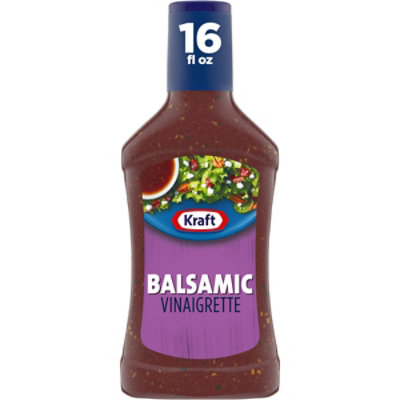 Kraft Balsamic Vinaigrette Salad Dressing Bottle - 16 Fl. Oz.