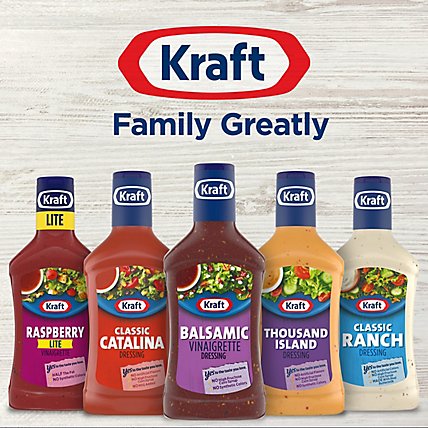 Kraft Balsamic Vinaigrette Salad Dressing Bottle - 16 Fl. Oz. - Image 8