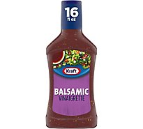 Kraft Balsamic Vinaigrette Salad Dressing Bottle - 16 Fl. Oz.