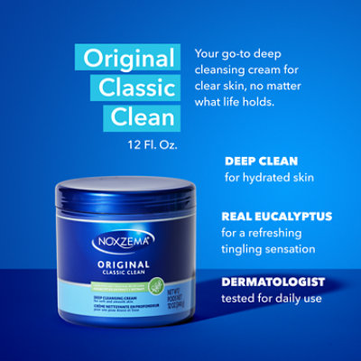 Noxzema Original Deep Cleansing Face Wash with Eucalyptus Hydrating Cleanser - 12 Oz - Image 3