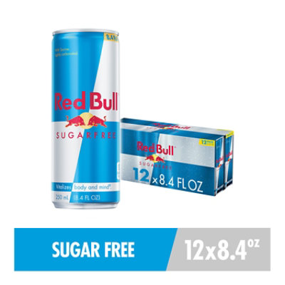 Red Bull SugarFree Energy Drink 80mg Caffeine - 12-8.4 Fl. Oz.