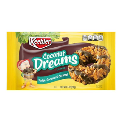 Keebler Coconut Dreams Cookies Fudge Coconut & Caramel - 8.5 Oz - Image 3