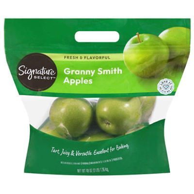 Signature SELECT/FARMS Granny Smith Apples Prepacked Bag - 3 Lb - Image 1