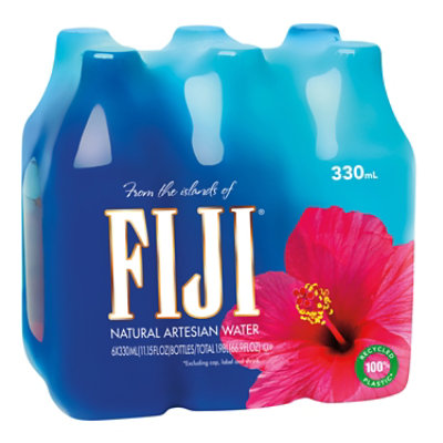 FIJI Natural Artesian Bottled Water - 6-11.15 Fl. Oz.