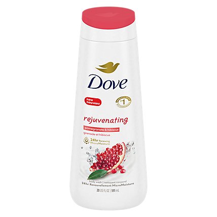 Dove Go Fresh Body Wash Rejuvenating Pomegranate & Lemon Verbena Scent - 22 Fl. Oz. - Image 3