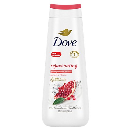 Dove Go Fresh Body Wash Rejuvenating Pomegranate & Lemon Verbena Scent - 22 Fl. Oz. - Image 1