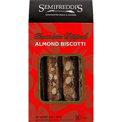 Semifreddis Chocolate Dipped Almond Biscotti - 1-5 Oz - Image 2
