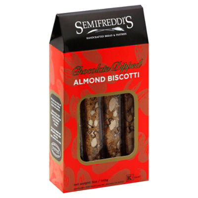 Semifreddis Chocolate Dipped Almond Biscotti - 1-5 Oz
