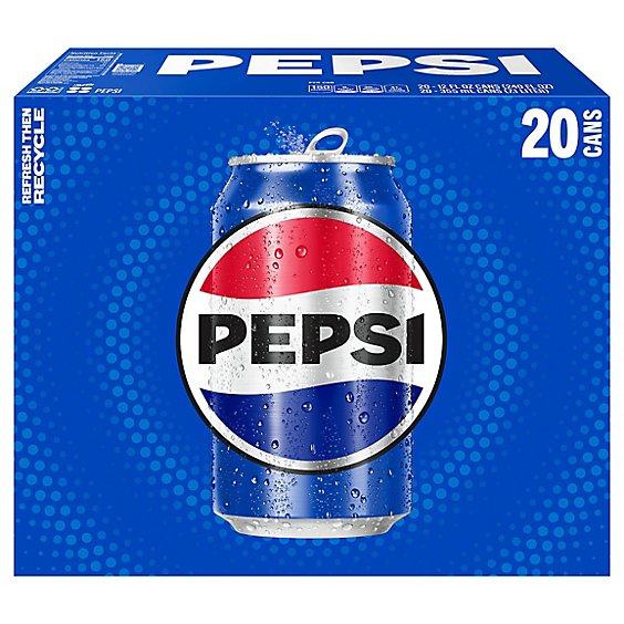 Pepsi Soda - 20-12 Fl. Oz.