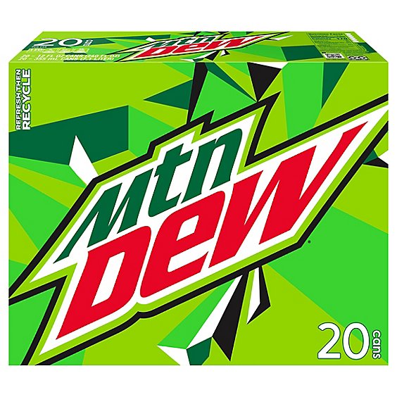 Mtn Dew Soda Original - 20-12 Fl. Oz.