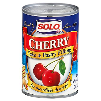 SOLO Cake & Pastry Filling Cherry - 12 Oz - Image 1
