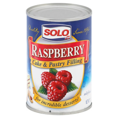 SOLO Cake & Pastry Filling Raspberry - 12 Oz