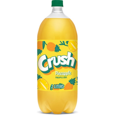 Crush Pineapple Soda Bottle - 2 Liter - Image 1