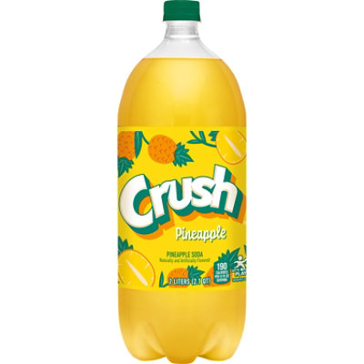 Crush Pineapple Soda Bottle - 2 Liter - Image 4