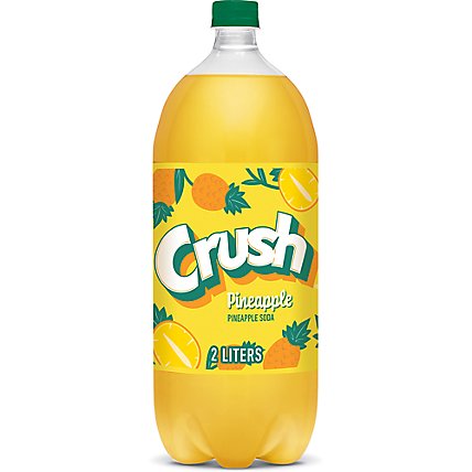 Crush Soda Pineapple - 2 Lt - Image 1
