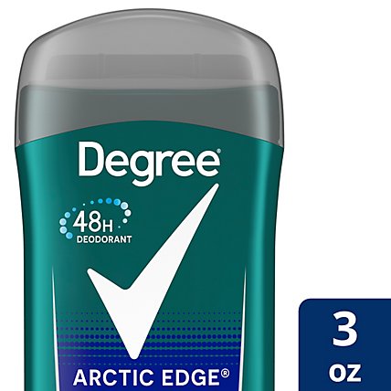 Degree For Men Fresh Deodorant 48 Hour Stick Arctic Edge Tube - 3 Oz - Image 1