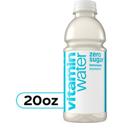 vitaminwater Zero Water Beverage Nutrient Enhanced Squeezed Lemonade - 20 Fl. Oz. - Image 1