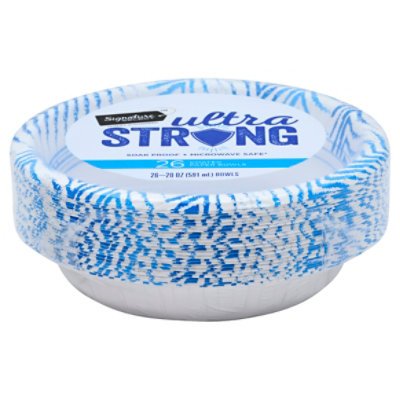 Signature Select Bowls Everyday Heavy Duty 20 Oz - 27 CT - Randalls