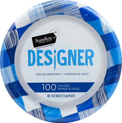 Signature SELECT Designer 8 Inch Plates - 100 Count - Image 2