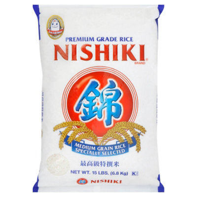 Nishiki Rice Medium Grain - 15 Lb