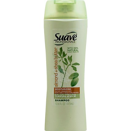 Suave Professionals Shampoo Moisturizing Almond + Shea Butter - 12.6 Fl. Oz. - Image 2