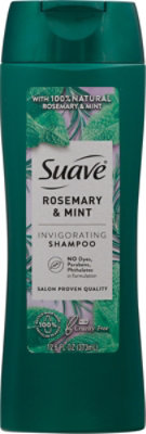 Suave Professionals Shampoo Invigorating Clean Rosemary + Mint - 12.6 Fl. Oz. - Image 2