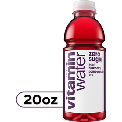 vitaminwater Zero Water Beverage Nutrient Enhanced XXX Acai Blueberry Pomegranate - 20 Fl. Oz. - Image 2