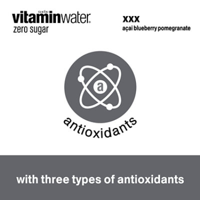 vitaminwater Zero Sugar XXX Acai Blueberry Pomegranate Nutrient Enhanced Beverage - 20 Fl. Oz. - Image 1