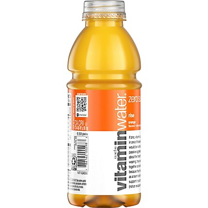 vitaminwater Zero Water Beverage Nutrient Enhanced Rise Orange - 20 Fl. Oz. - Image 6