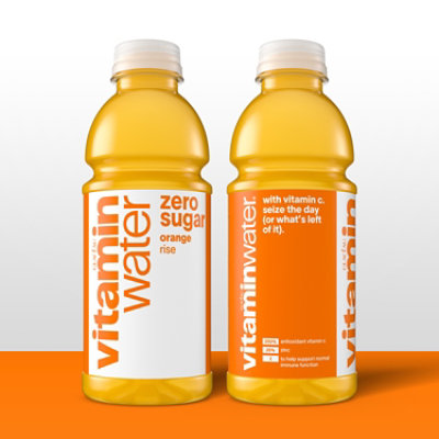 vitaminwater Zero Water Beverage Nutrient Enhanced Rise Orange - 20 Fl. Oz. - Image 4